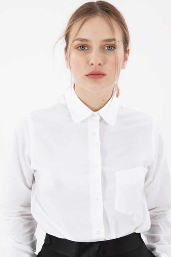 Paris Lookbook White shirt Essentials Officine Generale Centre commercial