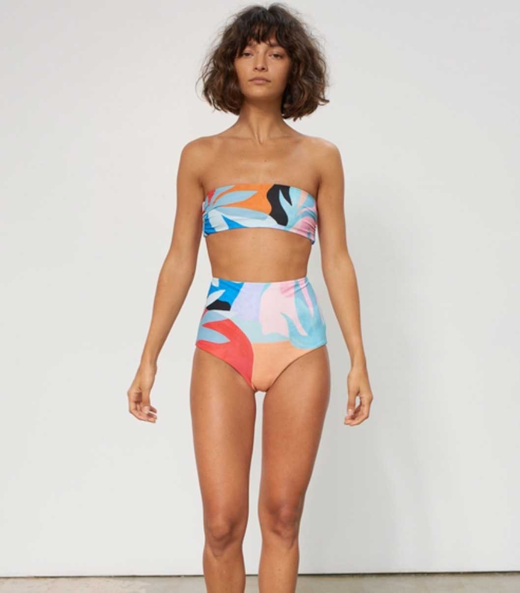 ethical and sustainable swim wear brands 2019 mara hoffman bikini Lydia BLK Multi